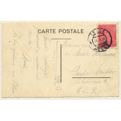 Ljubljana - Laibach / Slovenia: Manjin trg (Vintage RPPC 1933)