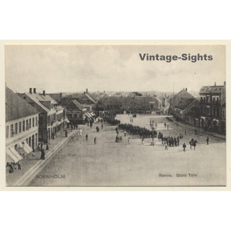 Bornholm / Denmark: Rønne - Store Torv (Vintage PC)