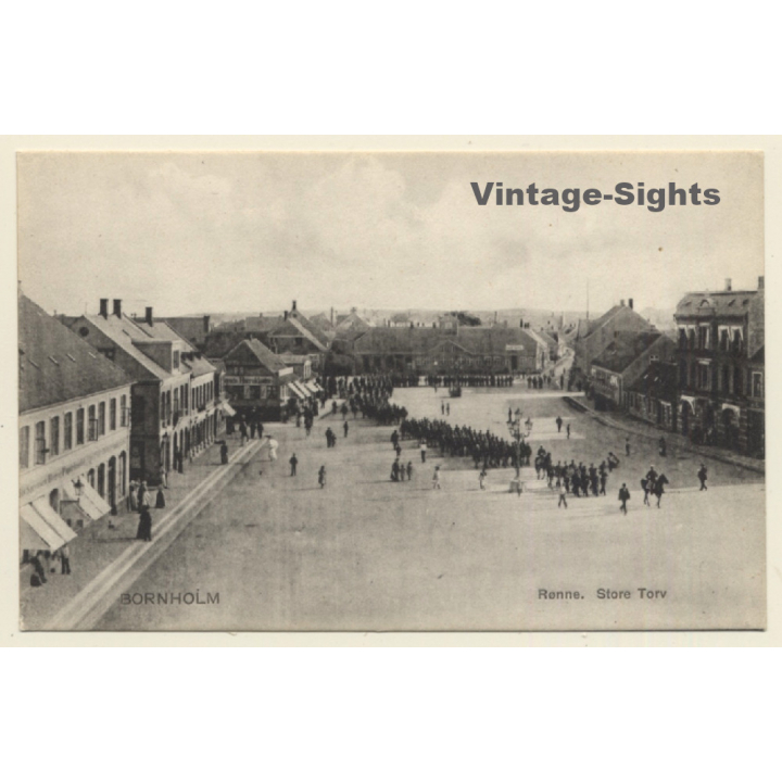 Bornholm / Denmark: Rønne - Store Torv (Vintage PC)