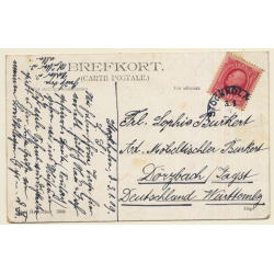 Stockholm / Sweden: Kungl. Slottet / Flag (Vintage PC 1909)