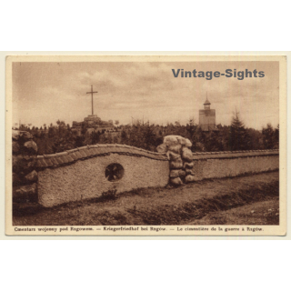 Rzgów / Poland: War Cemetery - Kriegerfriedhof - WW1 (Vintage PC)
