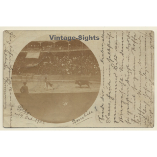 14. October 1902 Porto: Bullfight - Torero - Bombita I (Vintage RPPC)