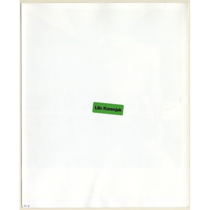 Erotic Study: Dark-Skinned Nude Embraces Pale Girlfriend / Lesbian INT (Vintage Photo KORENJAK 1970s/1980s)