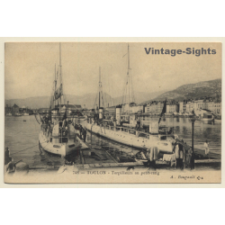 Toulon: Topilleurs Au Petit Rang / Warship (Vintage PC 1910s)