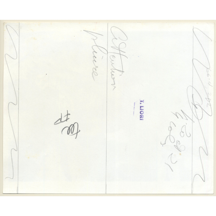 Erotic Study By T.Liori: 2 Nude Girlfriends On Leather Couch *2 / Lesbian INT (Vintage Photo KORENJAK 1970s/1980s)