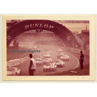 24 Hours Of Le Mans 1964: Start Phase N°32 N°35 Porsche 904/ GTS N°20 Ferrari Tipo 275 P N°21 (Vintage Photo)