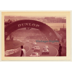 24 Hours Of Le Mans 1964: Start Phase N°57 Alfa Romeo Giulia TZ N°46 Alpine M64 (Vintage Photo)