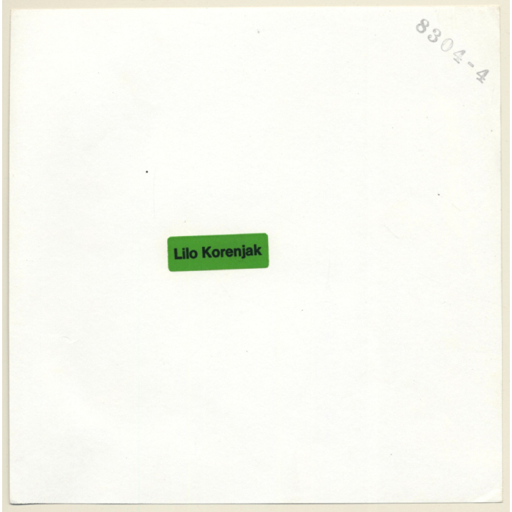 Erotic Study: 2 Slim Longhaired Nudes On Floor / Lesbian INT (Vintage Photo KORENJAK 1970s/1980s)