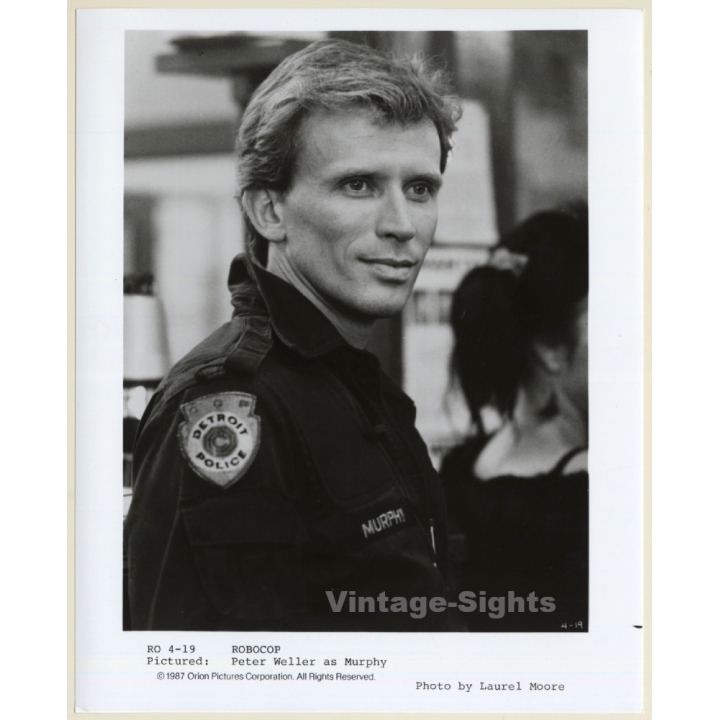 Peter Weller: Robocop (Vintage Movie Still Photo 1987)