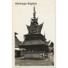 Sumatra / Indonesia: Pile Dwelling House / Batak Architecture (Vintage RPPC ~1920s/1930s)