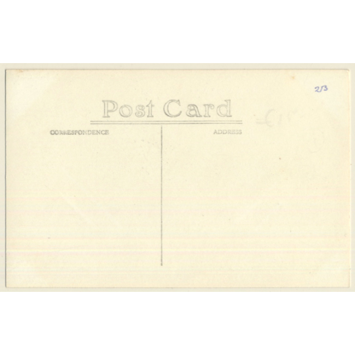 Sumatra / Indonesia: Pile Dwelling House / Batak Architecture (Vintage RPPC ~1920s/1930s)