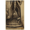 Algier: Une Rue Arabe / Street Kids (Vintage RPPC ~1910s/1920s)