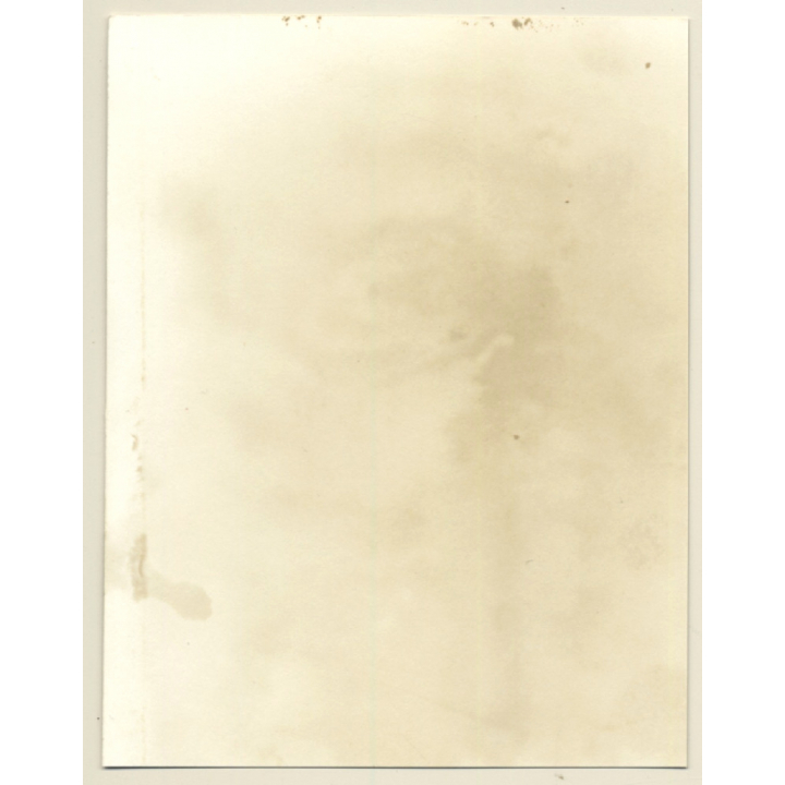 Slim Longhaired Blonde Nude With Flower (Vintage Photo GDR ~1980s)