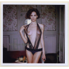 Artistic Erotic Study: Stunning Brunette Flashing Boob (Digital Photo Print)