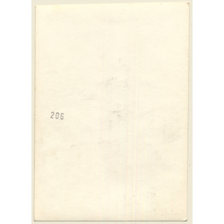 Natural Topless Female *3 / Rear View - Back (Vintage Photo France ~1940s/1950s)