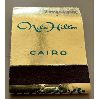 Cairo / Egypt: Nile Hilton Hotel (Vintage Matchbox)