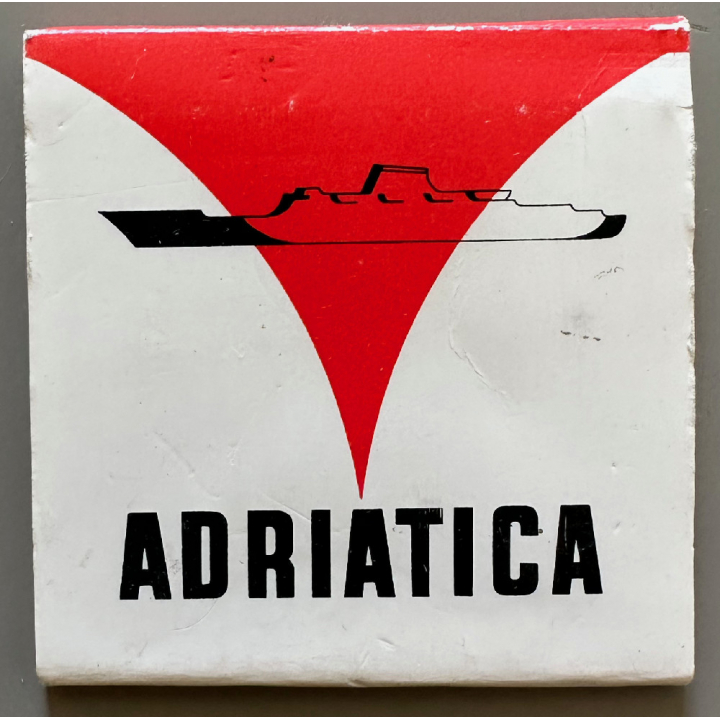 Italy: Adriatica Shipping Lines (Vintage Matchbox)