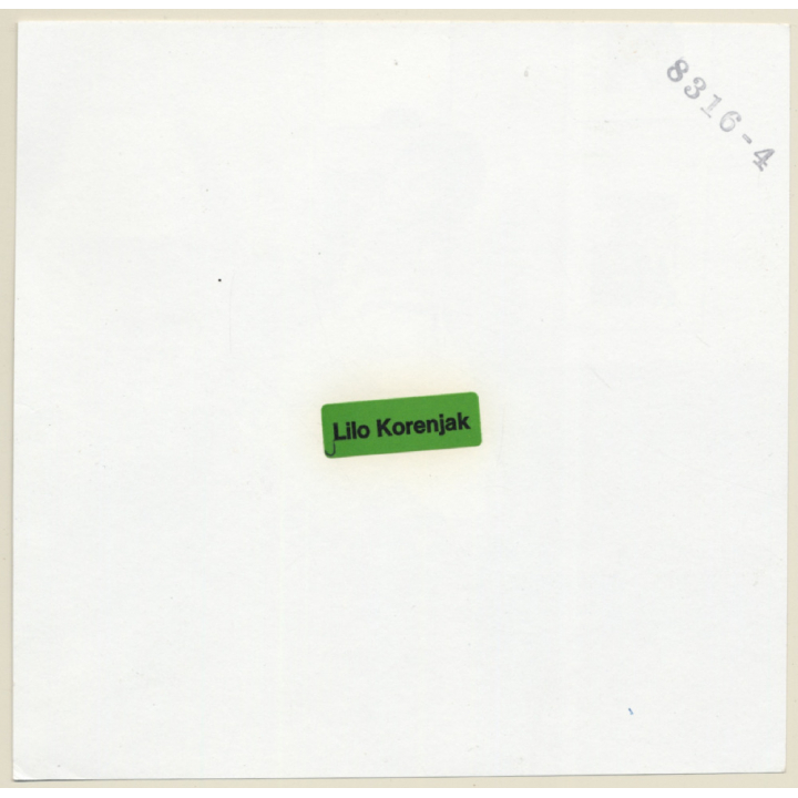 Erotic Study: 2 Semi Nude Girlfriends On Couch / Butt - Lesbian INT (Vintage Photo KORENJAK 1970s/1980s)