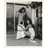 Erotic Study By T.Liori: Pretty Brunette Helps Nude Girlfriend With Dress / Lesbian INT (Vintage Photo KORENJAK 1970s/1980s)