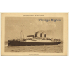 Messageries Maritimes: Paquebot Champollion (Vintage PC ~1920s)