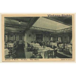 Steamers C.Battisti N.Sauro Amm.Bettolo / Salone Da Pranzo (Vintage PC ~1920s/1930s)