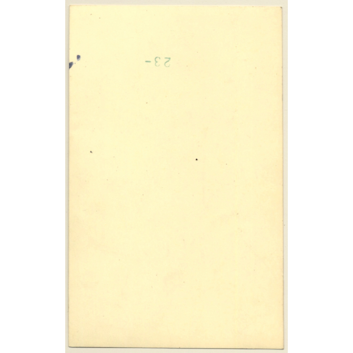 Rear View: Semi Nude Female Kneeling Beside Bed / Butt (Vintage Photo France ~1940s/1950s)