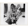 Erotic Study By T.Liori: 2 Slim Suntanned Nudes / Tan Lines - Lesbian INT (Vintage Photo KORENJAK 1970s/1980s)