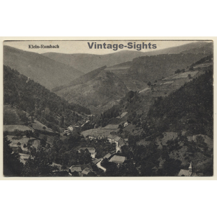 Klein Rumbach - Haut Rhin / France: Total View - Field Post (Vintage PC 1915)