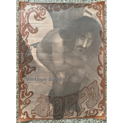 Frank Zappa: Zappa On The Crapper / Toilet (Rare Vintage Poster ~1960s/1970s)