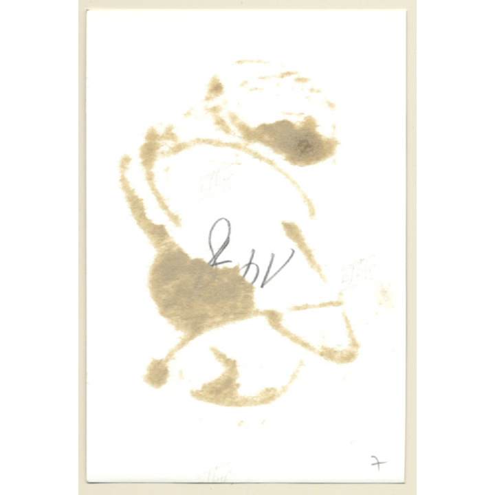 Darkhaired Mistress About To Whip Maid / BDSM (2nd Gen. Photo B/W ~1960s)