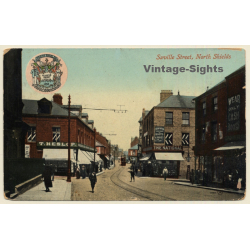 North Shields / United Kingdom: Saville Street (Vintage PC 1913)