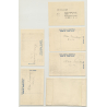 Traditional Chinese Wood Works (Vintage Set Of 4 Postcards & Explanation 1914)