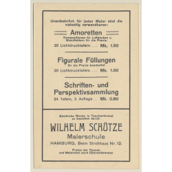 Malerschule Wilhelm Schütze: Putten - Engel - Instrumente (Vintage PC ~1920s)