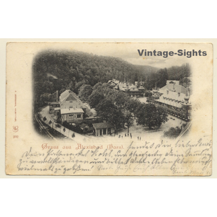 Sachsen-Anhalt / Germany: Gruss Aus Alexisbad (Vintage PC 1898)