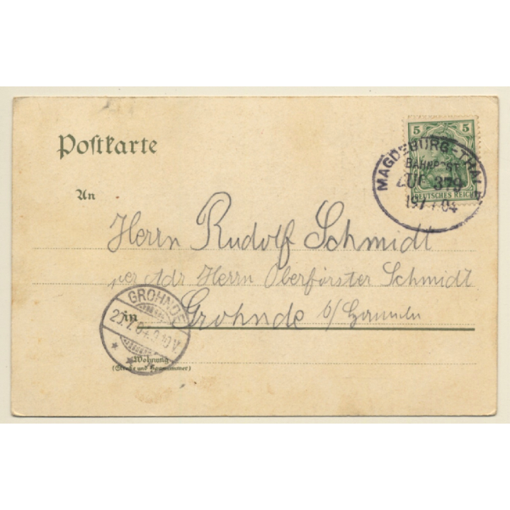 Thale - Harz / Germany: Hexentanzplatz Mit Walpurgishalle (Vintage PC 1904)