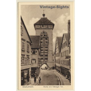 Reutlingen / Germany: Partie Mit Tübinger Tor (Vintage PC)