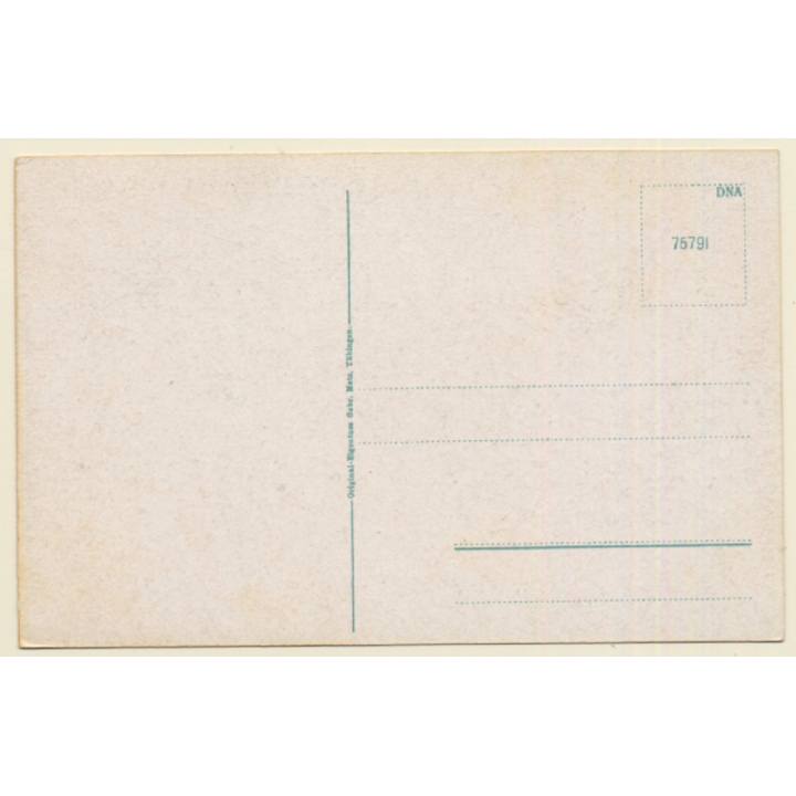 Reutlingen / Germany: Lindenbrunnen - Wilhelmstrasse (Vintage PC)