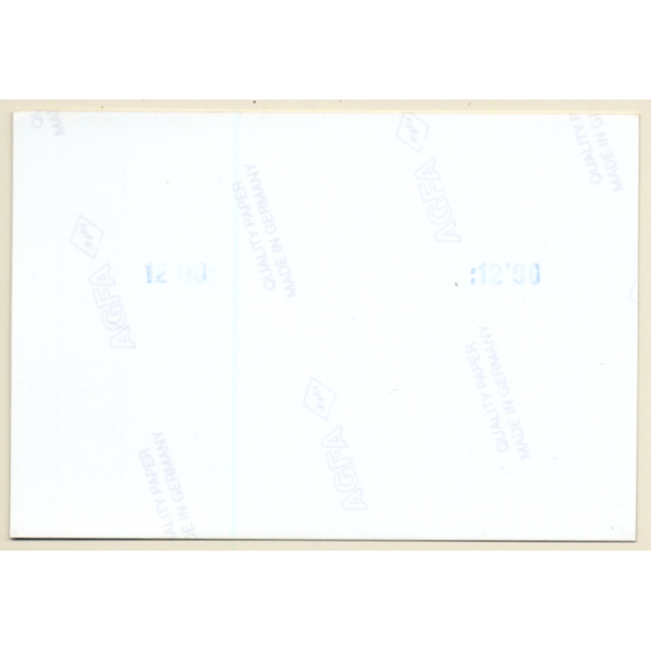 Natural Mature Nude Sitting On Matress (Vintage Photo ~1990s)