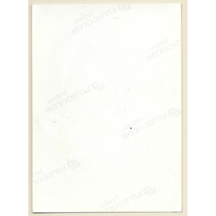 Natural Darkhaired Nude Kneeling On Beach / Tan Lines (Vintage Photo ~1990s)