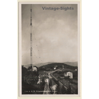 Linz / Austria: Höhenstrasse Mit Sender / Transmission Tower (Vintage RPPC)