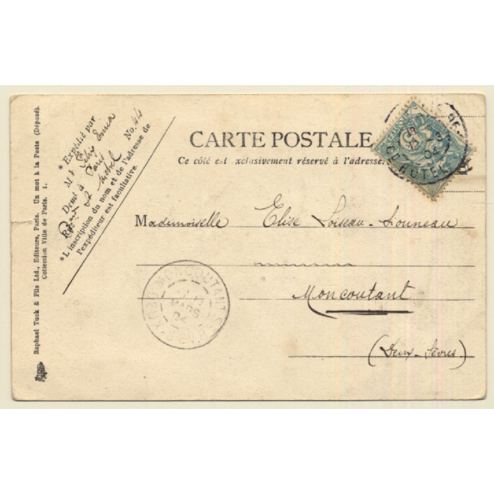 Paris / France: Boulevard Des Capucines / Flic - Police Man (Vintage PC 1904)