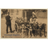 Belgium: Laitière Flamande - Gendarm - Chiens (Vintage PC 1910s)