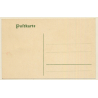 Postkutsche - Kutscher - Posthorn / Post Vor 100 Jahren (Vintage Artist PC ~1910s)