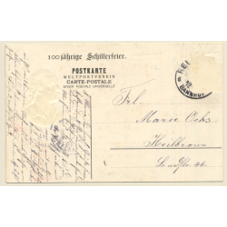 Marbach a.N. / Germany: Schiller Denkmall (Vintage PC ~1905)