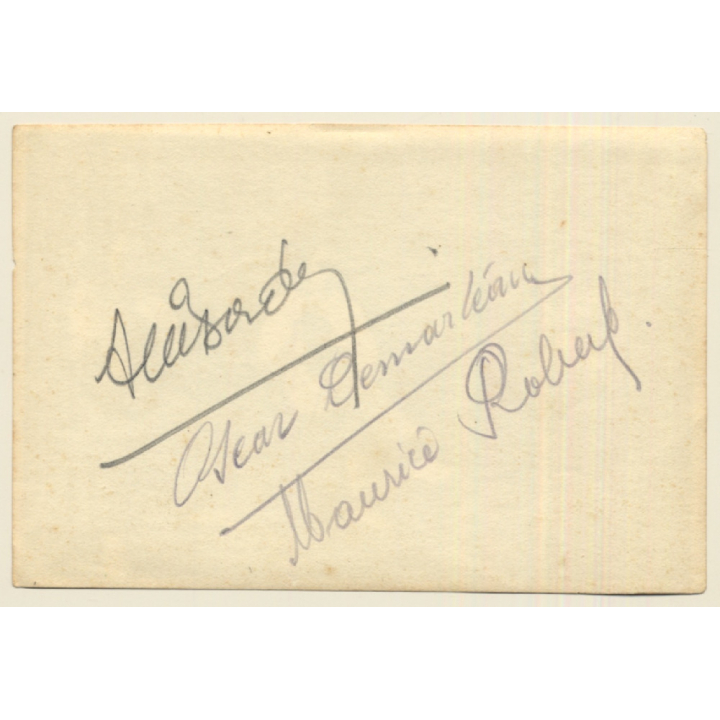 Belgian Classic Trio: Robeck ? / Lemarleau ? / Allisade ? (Vintage Photo ~1940s/1950s)