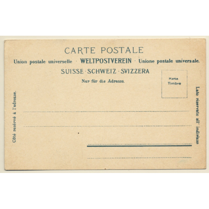 Switzerland: Pilatusbahn - Hotel Pilatuskulm (Vintage PC ~1900s)