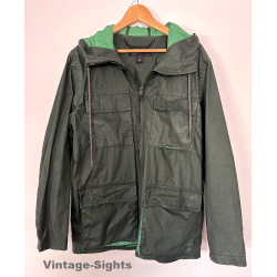 Marc By Marc Jacobs: Green Waxed Windbreaker / Rain Coat (Size M ~ 2000s)