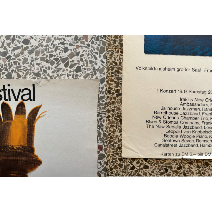 Europäisches New Orleans Amateur Jazz Festival 1965 (Vintage Poster Günther Kieser)