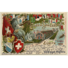 Zürich: Eidgenössisches Sängerfest 1905 / Harp (Vintage Litho PC)