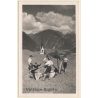 Finkenberg / Zillertal: Die Grünberger Musikkapelle / Dance - Harp (Vintage RPPC 1931)